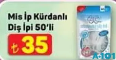 MİS İP KÜRDANLI DİŞ İPİ 50'Lİ